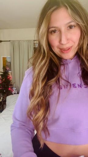 6 min I’m super horny! Shall we glove up! 🧤 Watch me put on some Halyard XS blue nitrile gloves and slowly strip out of my hoodie and leggings and ..