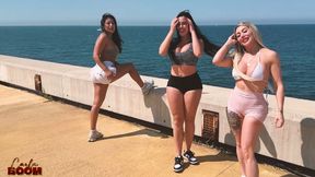 Colombian and Spanish women fuck a stranger's big cock - Carla Boom, Mariana Martix &amp; Sergio Lagos