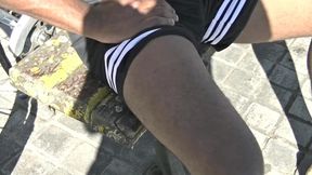 Sucked and fucked bareback by top ebony straight boy