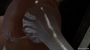 pov giantess handjob and cum in your face - giant futa handjob - hot babe jerking off a huge dick - 3d hentai - full hd mp4 1080p