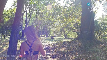 POV Blowjob in a Public park