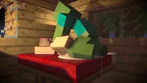 Minecraft Jenny Ravaged by Zombie Iron Golem in Steamy Hentai Encounter