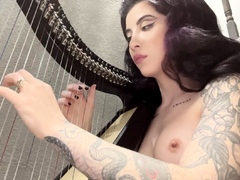 Cute amateur brunette naughty in solo jerking show on camera
