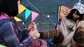 Saku Kurosaki's Sweaty Toes on Fuka Nagano's Tongue. That Taste Obsesses You. What Else Do You Want to Smell Now?