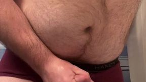 Jo with my purple underwear on for fun