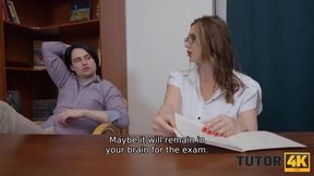 Seductive Lessons: A Mature Tutor's Alluring Encounter
