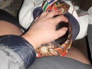 A blindfolded stranger sucked my clitoris to orgasm (with spitting) - IkaSmokS