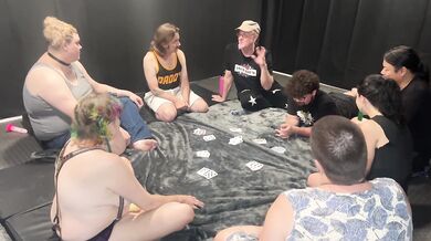 Card Game Confession turns into a queer orgy with bi and pan models