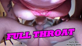 No Words, Just Throatfuck - POV Facefucking With Sasha May