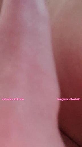 Cheating wife, interracial sex ending in a creampie  - Close-up