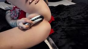 I'_m waiting for you in seductive red lingerie..