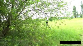 Drenching The Grass With Piss