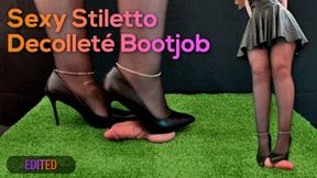 Sexy Stiletto Decollete Bootjob and Sounding Heel Insertion (Edited Version) - Tamystarly - Cock Balls Crush Trample, CBT, Bootjob, Trampling, Stomping