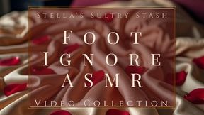 ASMR Foot Ignore Compilation | Foot Fetish, Ignore Fetish, Sensory ASMR, Soles, Crushing Sounds
