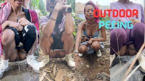 Asian MILF Outdoor Peeing. Part 3