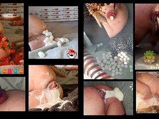 Massive anal prolapse play compilation #1