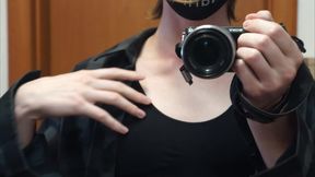 Cute horny femboy plays with himself