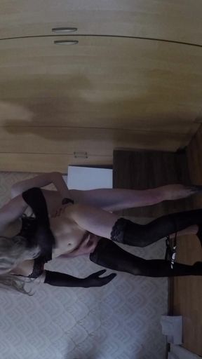 Sissy Gets Fucked Standing up | Another View
