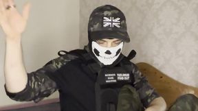 Masked Fantasy - Masked Ghost Cosplayer Gives Submissive Slut A Hard Spanking