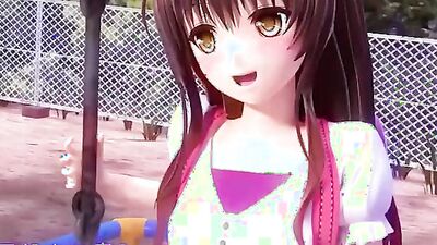 Watch a cute Japanese chick get pounded hard in a hot 3D cartoon