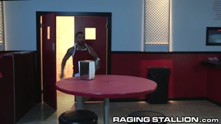 RagingStallion Bruno Bernal Takes Hot Cock on the Countertop