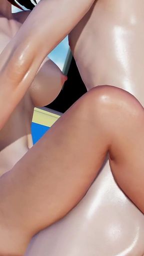 My Real Desire 15 - Alex and Elaine’s Secret Pool Hookup During Office Lunch Break