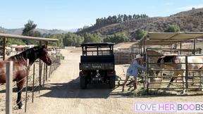 ”Big Boobed Cowgirl Blake Blossom Banged By Her Neighbor”