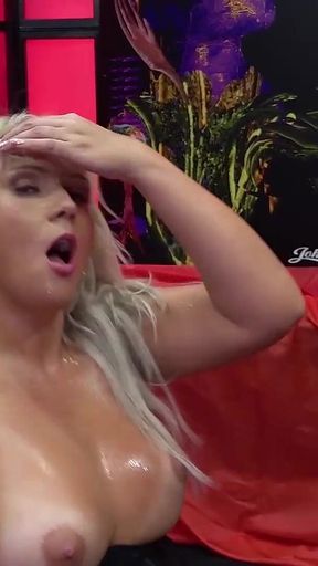 Blonde’s First Gangbang - Hard Fucked, Deep Throated & Covered in Cum