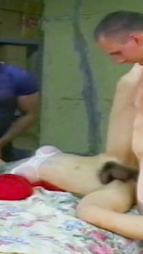 Asian Shemale in Camp Gets Her Tight Asshole Fucked During a Gangbang