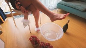 Foot Pressed Grapes