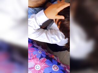 We left the classroom very late and I took my student home