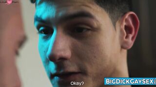 Dimitri Venum fucked twink Milo Miles throat