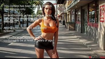 She sucks my dick on the shopping street, this bitch wanted to fuck so much, everyone around her is shocked [Ai]