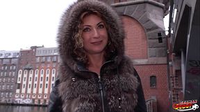 GERMAN SCOUT - Mature Ukrainian Julia picked up in Berlin and fucked dirty during the casting