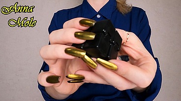 Hands Fetish Golden Manicure