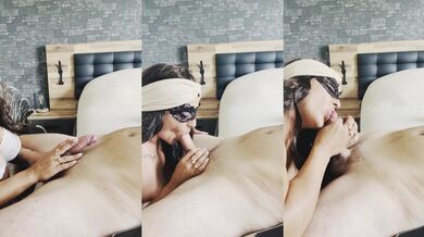 Bonne pipe sexy amateur d’une milf à la maison