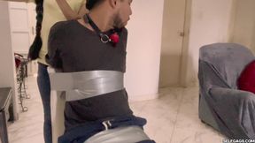 Total Control: Bound Femdom Experience with the Handgag Squad