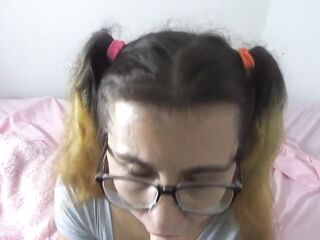 Stepdaddys little doxy gets mouth training