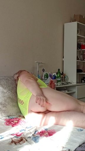 Big hairy pussy and big tits mother-in-law   Clip 2