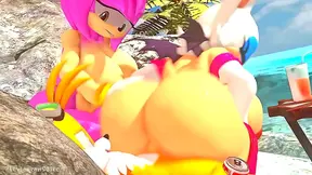 Busty Miu Rendas Dominates in Fiery Hentai Battle Aftermath