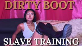 Dirty Boot Slave Training