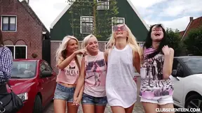 Excited Friends Get Turned On by Public Flashing; Hot Boat Sex Ensues