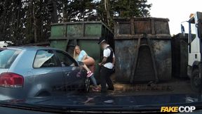 Balls of steel: Girl caught short won't be telling her boyfriend