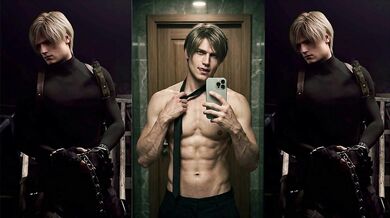 Leon S. Kennedy leaves you breathless with rough POV ASMR