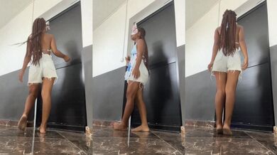 Locked out until I wet my pants