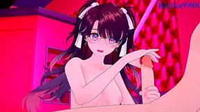 Luo Tianyi Explores Taboo Pleasures in Sensual Hentai BDSM Fantasy