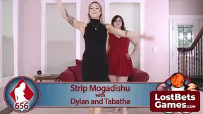 The room buzzes with excitement while playing Strip Mogadishu