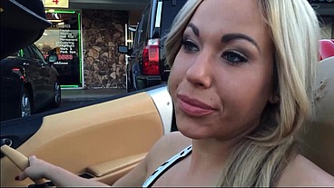 Horny Blonde Slut With Big Tits Takes A Creampie In Her Smooth Pussy