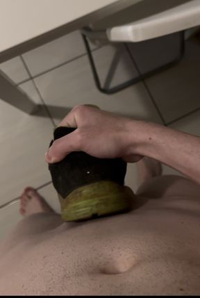 My best friend accidentally left his work boots with me (I then poured everything on myself)