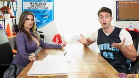 Tall and sporty man with a big dick fucked a hot Krystal Sparks